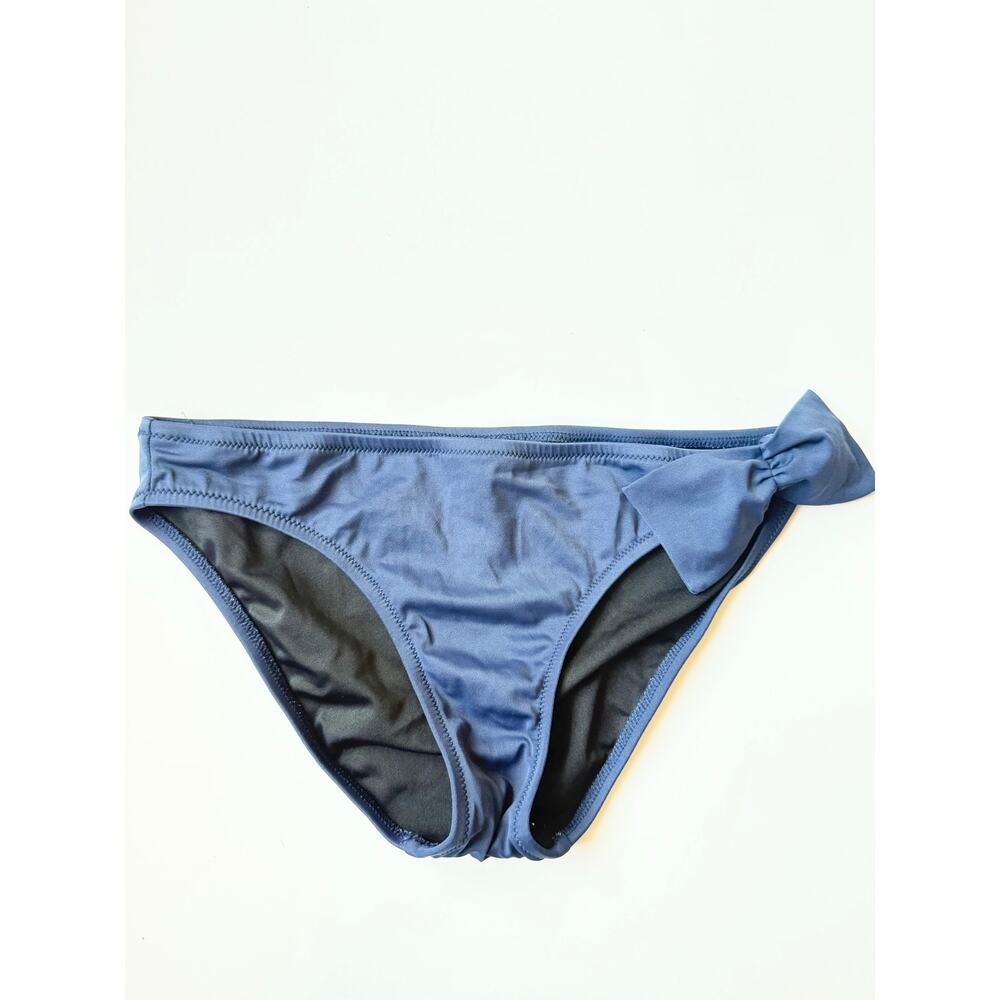 J. Crew Navy Blue Bikini Bottom with Side Bow